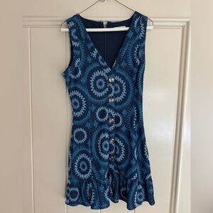 Ramy Brook Blue sleeveless mini dress